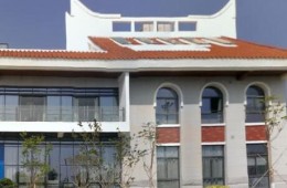 廈門大學翔安校區新能源學院屋頂采光窗，外墻滲水修理